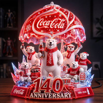 Cola 140th Anniversary Night Light - Cola Acrylic LED Night Light V3
