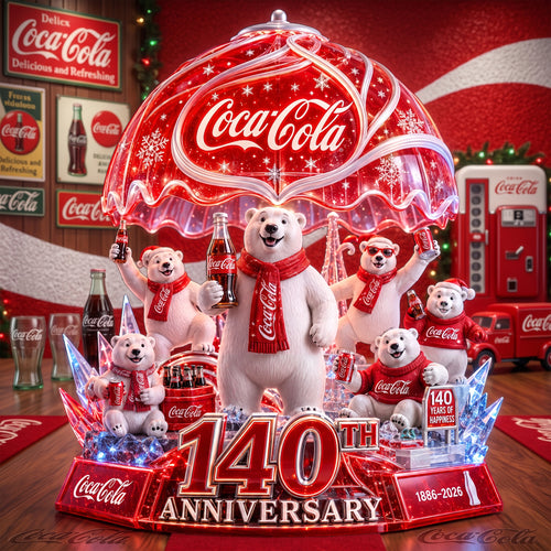 Cola 140th Anniversary Night Light - Cola Acrylic LED Night Light V3