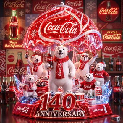 Cola 140th Anniversary Night Light - Cola Acrylic LED Night Light V3