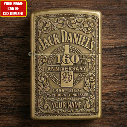 Personalized Jack Dani 160TH Anniversary Zippo Lighter