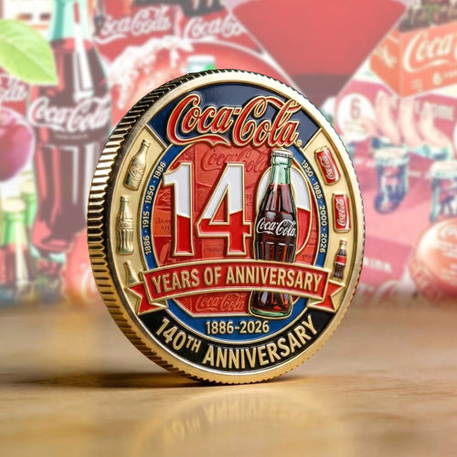 Cola 140TH Anniversary Commemorative Coin