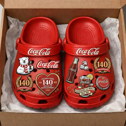 Cola 140th Anniversary 3D Clog