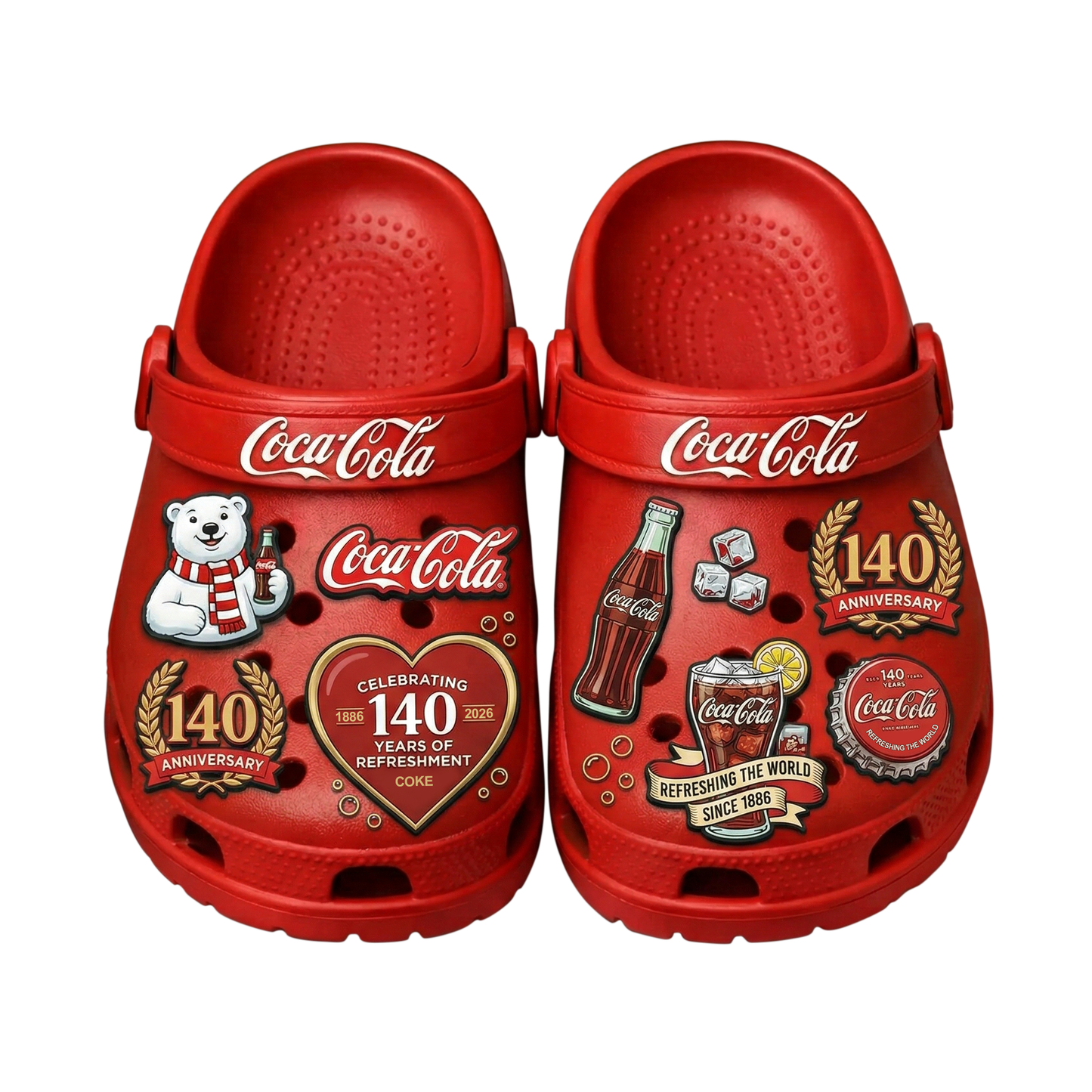 Cola 140th Anniversary 3D Clog
