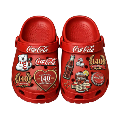 Cola 140th Anniversary 3D Clog