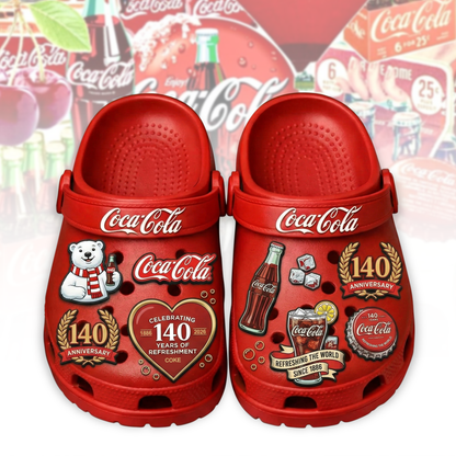 Cola 140th Anniversary 3D Clog