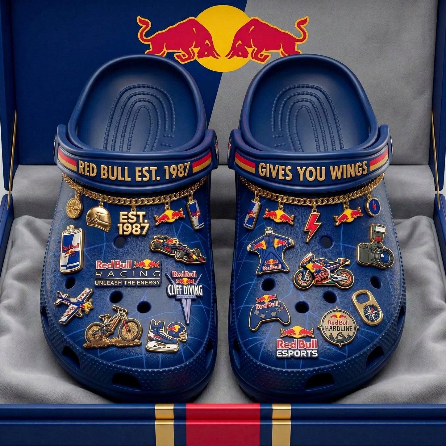 Red Bull EST. 1987 3D Clog