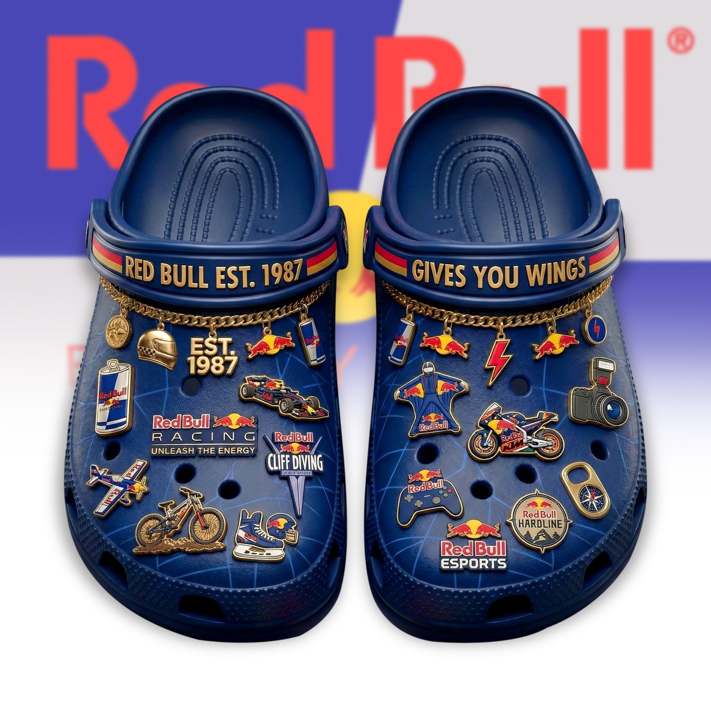 Red Bull EST. 1987 3D Clog