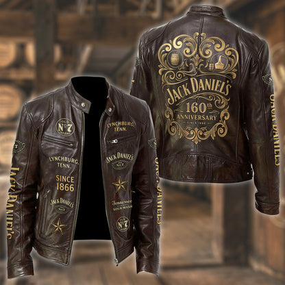 Jack Dani 160th Anniversary Collar Leather Jacket V3