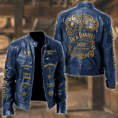 Jack Dani 160th Anniversary Collar Leather Jacket V3