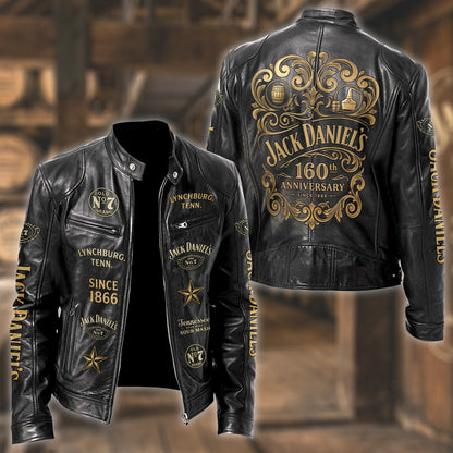 Jack Dani 160th Anniversary Collar Leather Jacket V3
