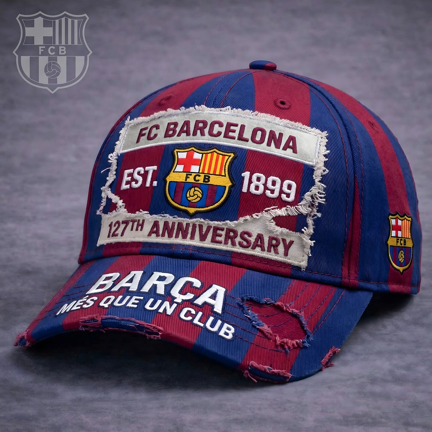 Barca 127TH Anniversary Cap V3, Barca Vintage Classic Cap