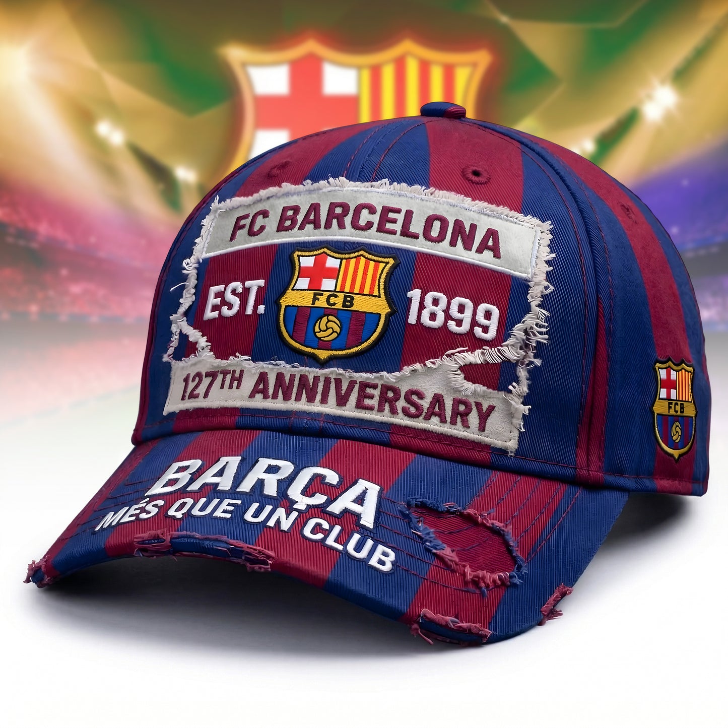 Barca 127TH Anniversary Cap V3, Barca Vintage Classic Cap
