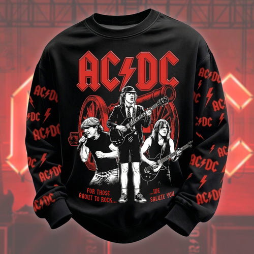 AC We Salute You Unisex Printed Sweatshirt