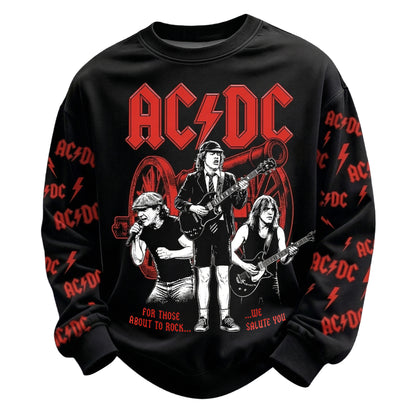 AC We Salute You Unisex Printed Sweatshirt