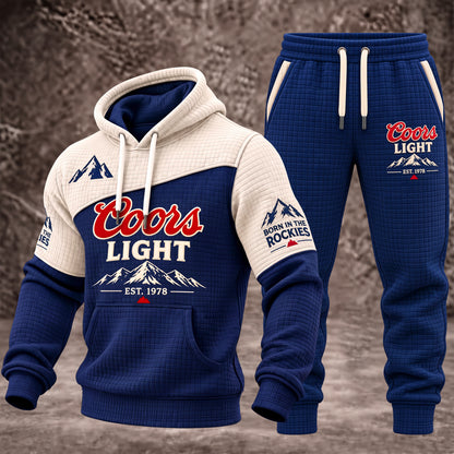 Coors Lght EST. 1978 All Over Printed Hoodie And Sweatpants Set