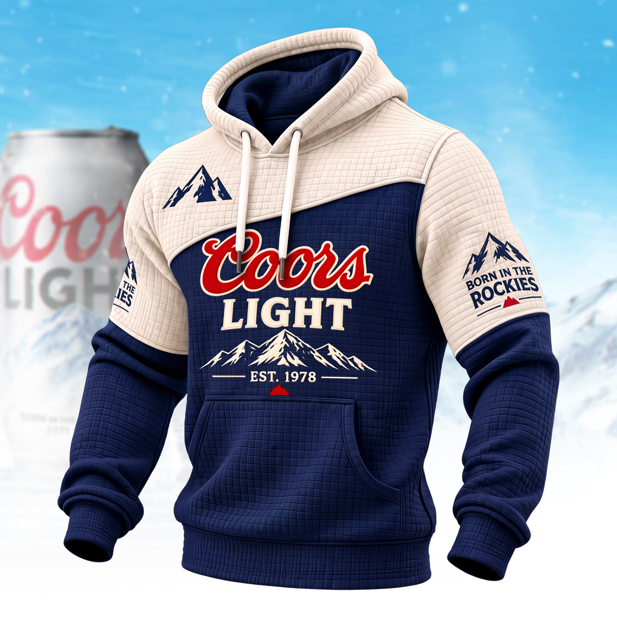 Coors Lght EST. 1978 All Over Printed Hoodie And Sweatpants Set