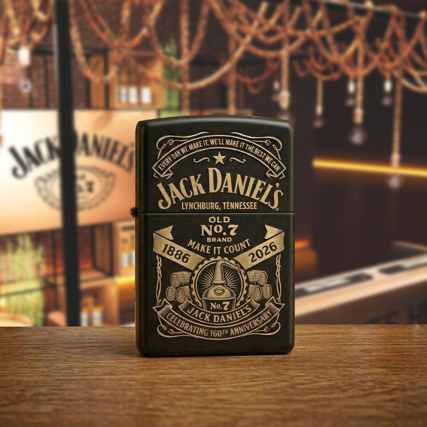 Jack Dani 160TH Anniversary Zippo Lighter V2