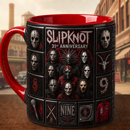 SK 31st Anniversary Accent Mug, SK Mug , Rock Gifts