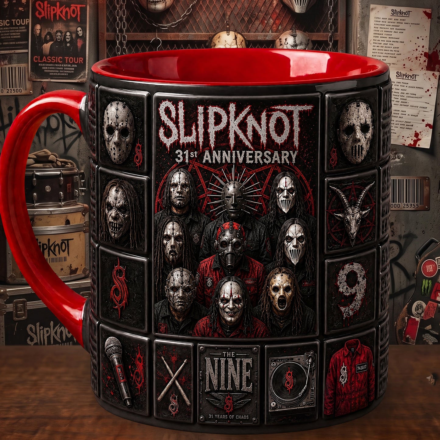 SK 31st Anniversary Accent Mug, SK Mug , Rock Gifts