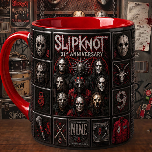 SK 31st Anniversary Accent Mug, SK Mug , Rock Gifts