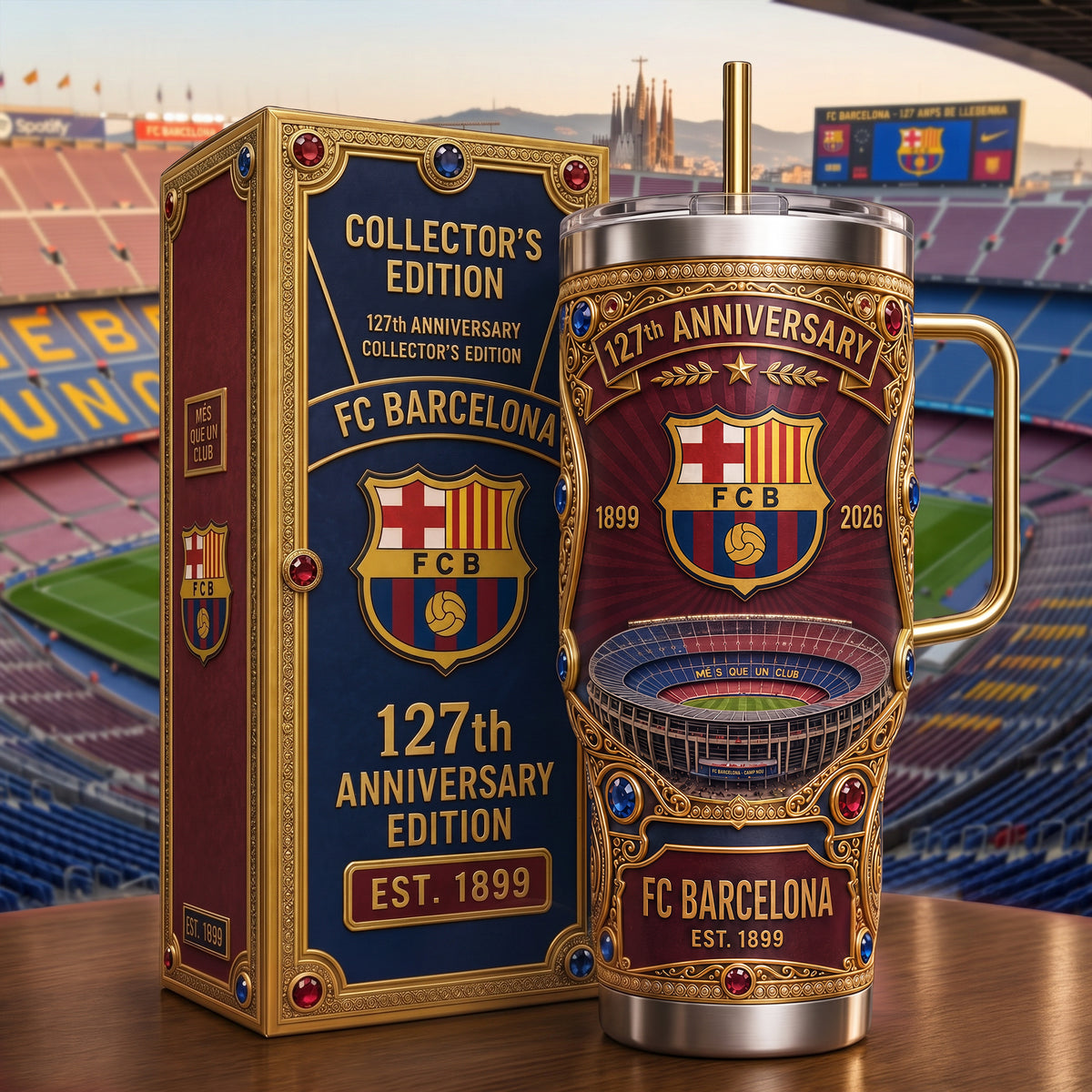 Barca 127th Anniversary Insulated Tumbler 30oz , Barca Tumbler 40oz V2