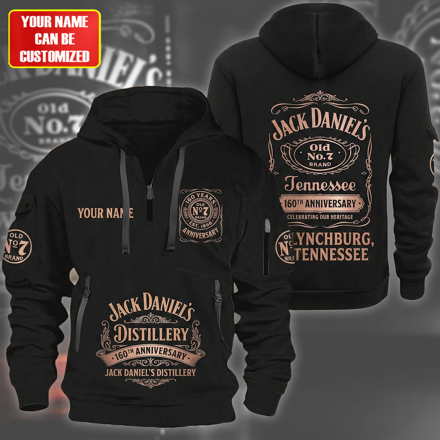 Personalized Jack Dani 160TH Anniversary Zip-Hoodie Cotton Jacket V2