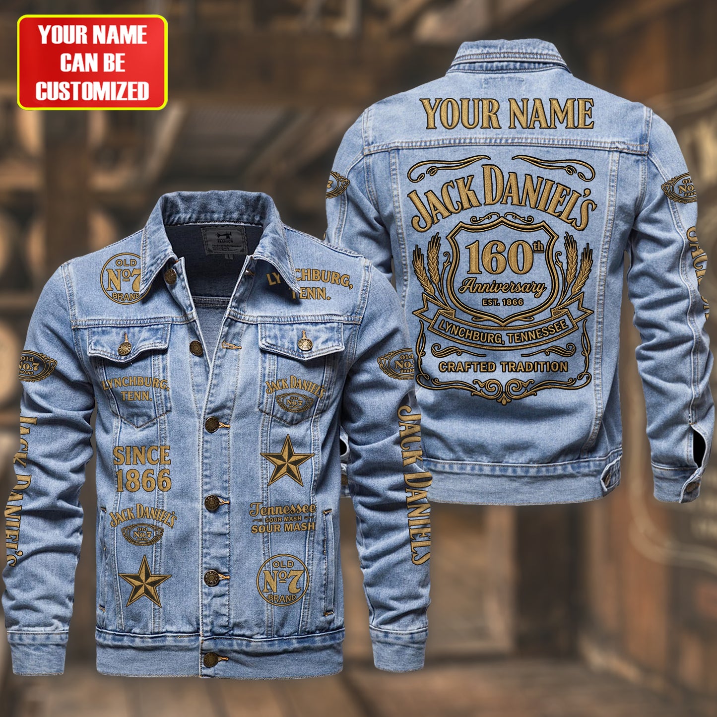 Jack Dani 160th Anniversary Denim Casual Jacket
