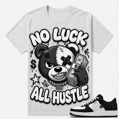 NO LUCK ALL HUSTLE Shirt To Match AF 1 Low, AF 1 Low Matching Shirt