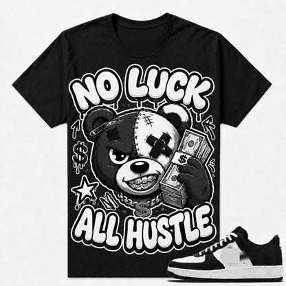 NO LUCK ALL HUSTLE Shirt To Match AF 1 Low, AF 1 Low Matching Shirt