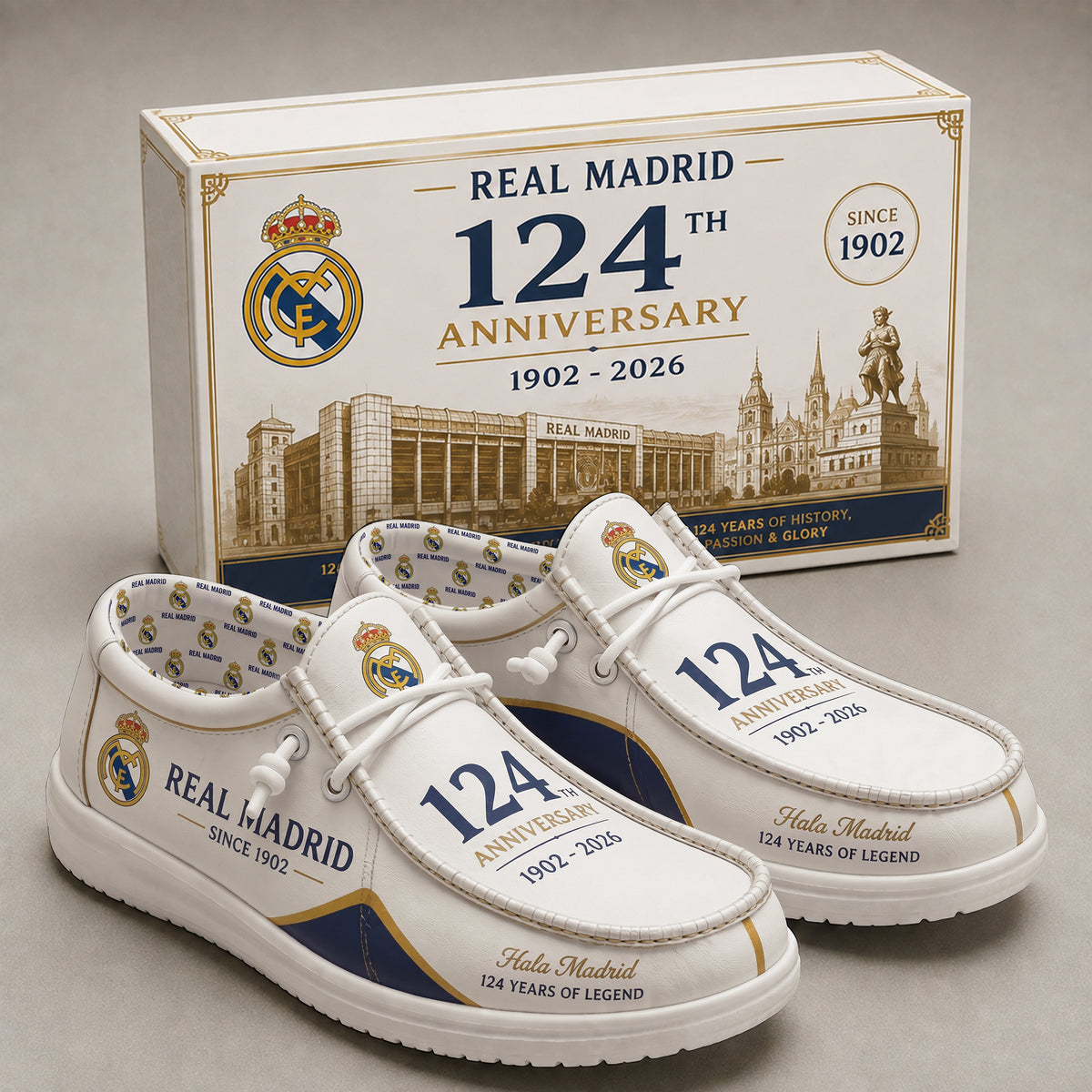 Real C.F. 124th Anniversary Dude Shoes - Vintage Real Design