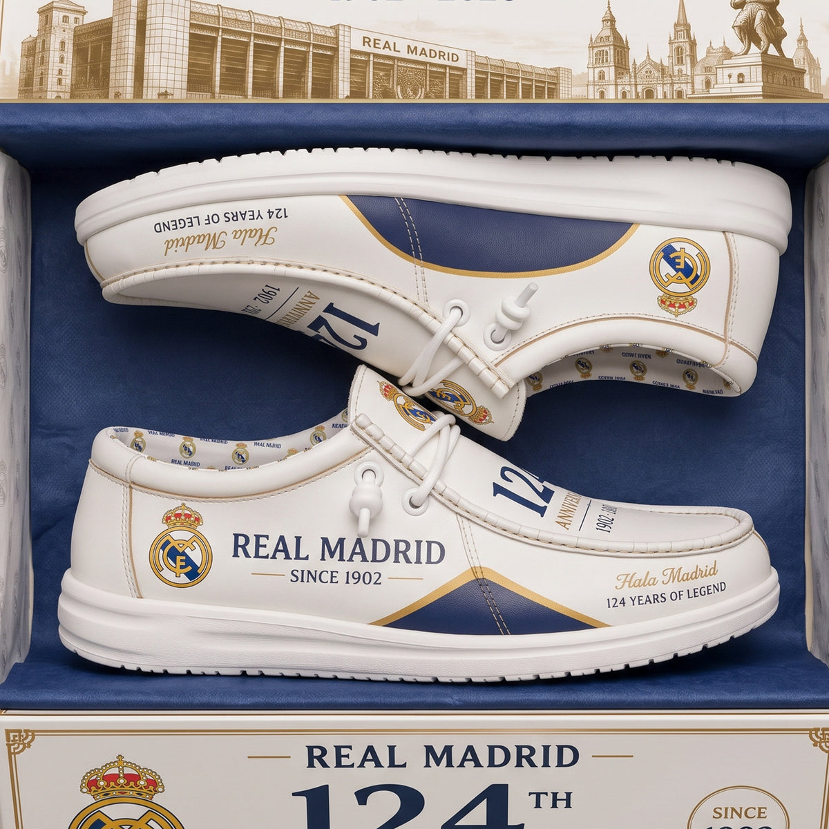 Real C.F. 124th Anniversary Dude Shoes - Vintage Real Design