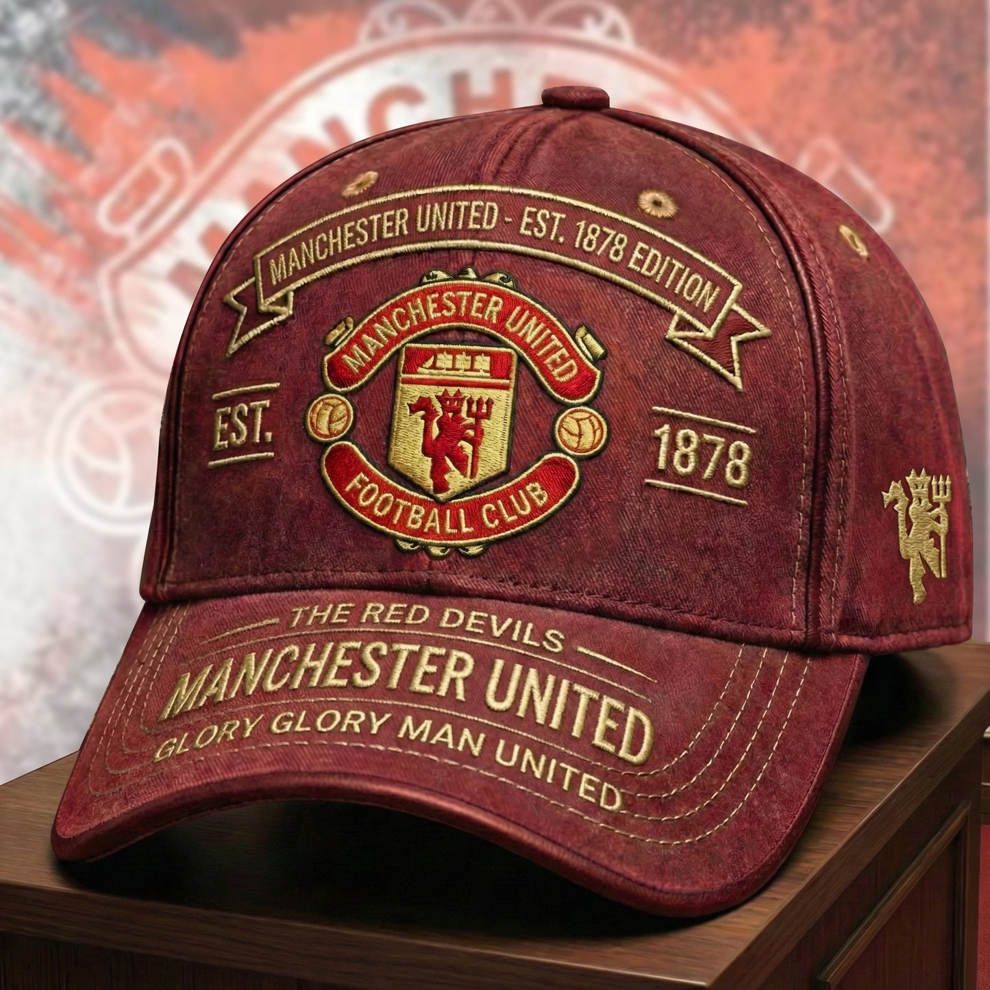 M.U EST. 1878 Cap , M.U Luxury Classic Cap