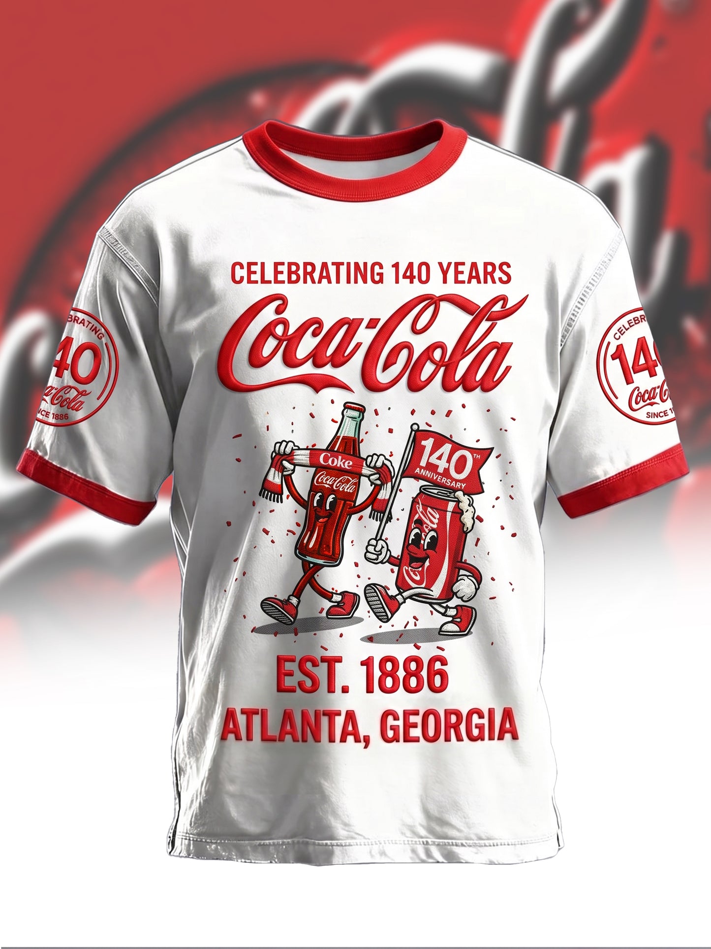 Cola 140th Anniversary T Shirt V6, Cola T-Shirt 2026