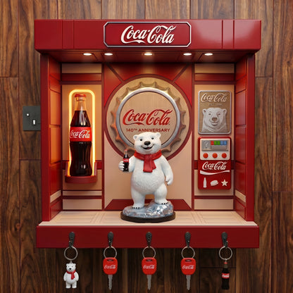 Cola 140th Anniversary Acrylic Key Hanger - Personalized Gifts For Cola Fan