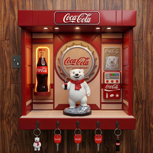 Cola 140th Anniversary Acrylic Key Hanger - Personalized Gifts For Cola Fan