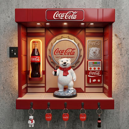 Cola 140th Anniversary Acrylic Key Hanger - Personalized Gifts For Cola Fan