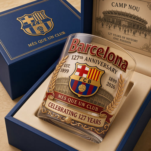 Barca 127TH Anniversary Glass V2 , Barca Glass