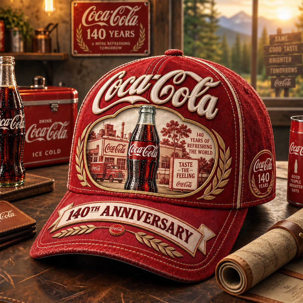 Cola 140th Anniversary Cap V34, Cola Vintage Cap