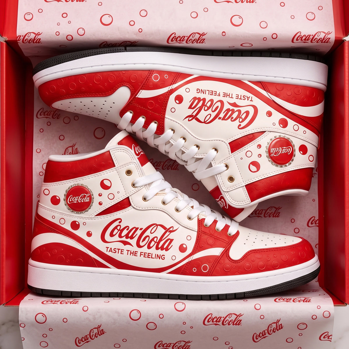 Cola Taste The Feeling AJ1 Custom Sneaker