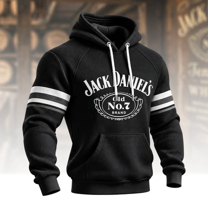 Jack Dani Old No.7 Brand All Over Printed Hoodie and Sweatpants Set
