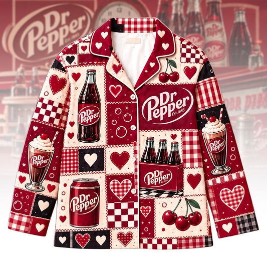 Dr Pepper EST. 1885 Pajama Set - Dr Pepper Gifts