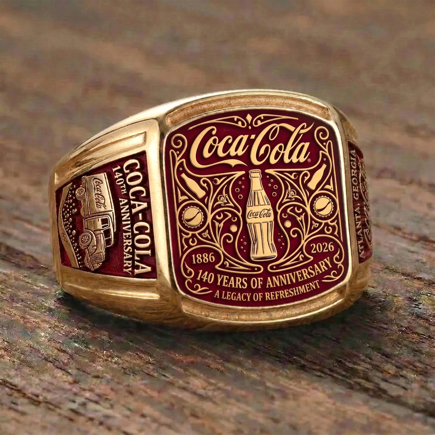 Cola 140TH Anniversary Edition Luxury Ring