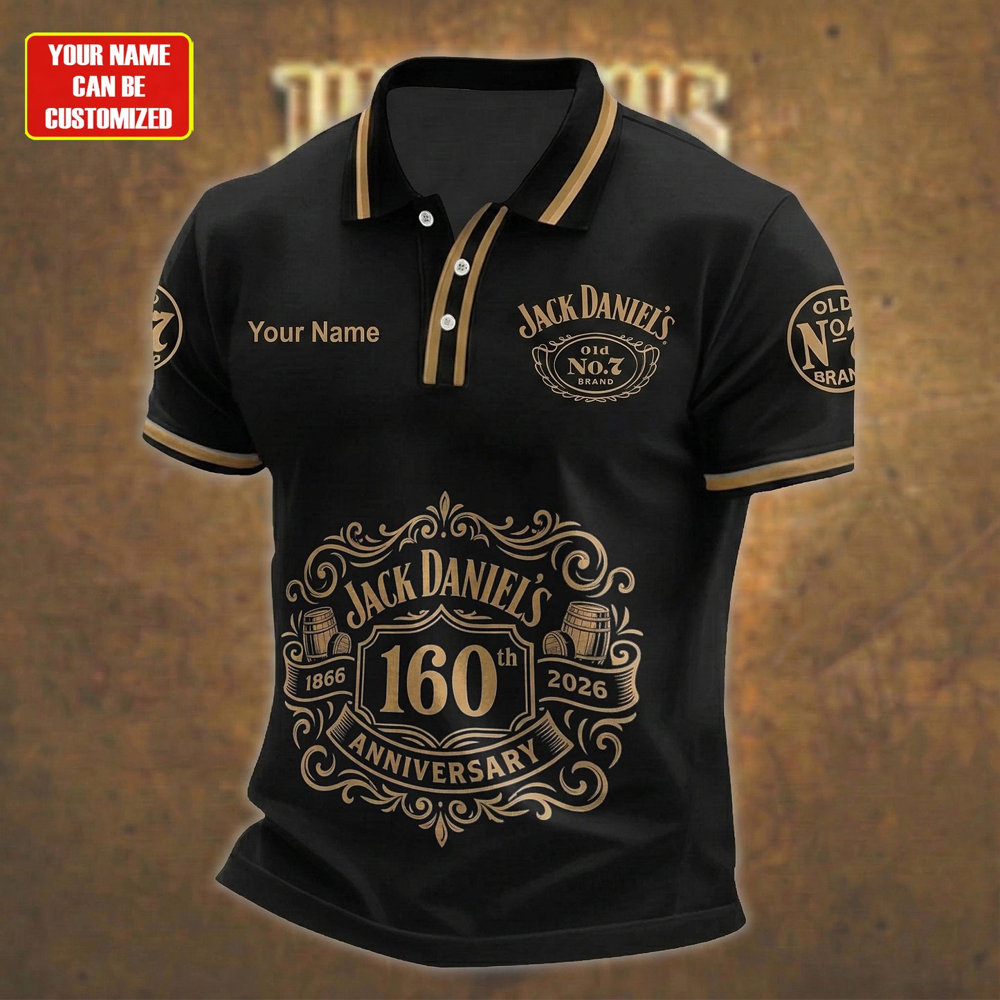 Personalized Jack Dani 160th Anniversary Polo V2, Jack Dani Shirt , Jack Dani 2026 Shirt