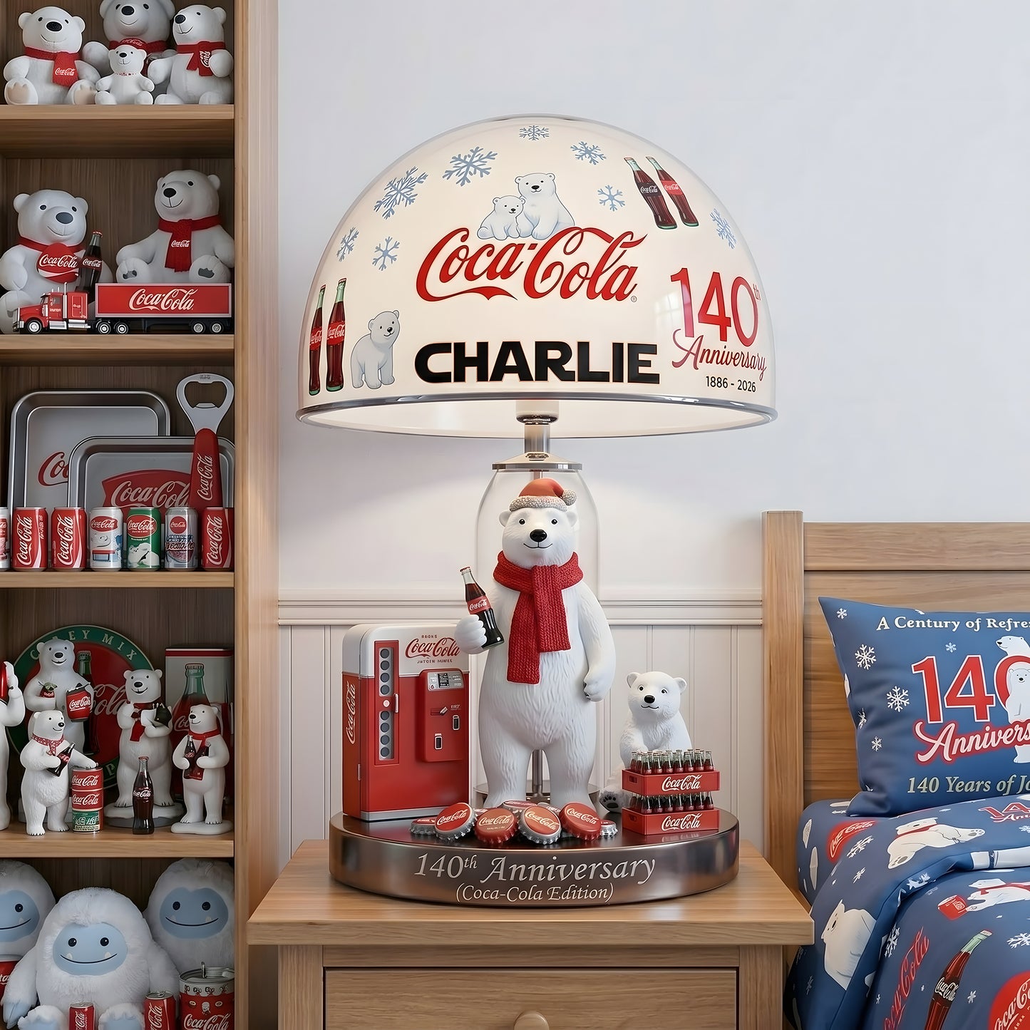 Cola 140th Anniversary Night Light - Personalized Cola Acrylic LED Night Light