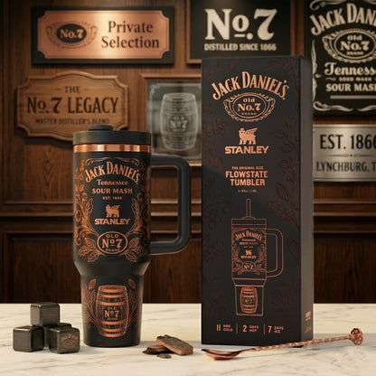 Jack Dani X Stanley Insulated Tumbler 30oz V14 , Jack Dani Tumbler 40oz