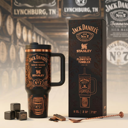 Jack Dani X Stanley Insulated Tumbler 30oz V14 , Jack Dani Tumbler 40oz