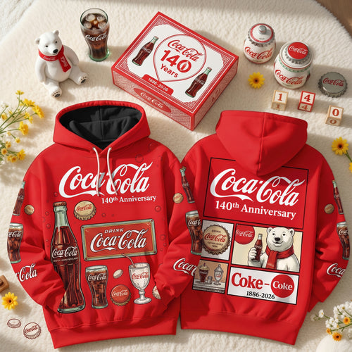 Cola 140th Anniversary Unisex Hoodie V3