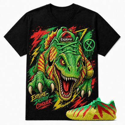 EXPLORE DESTROY CONQUER Shirt To Match JD 3 X JRASIC PAK, JD 3 Matching Shirt