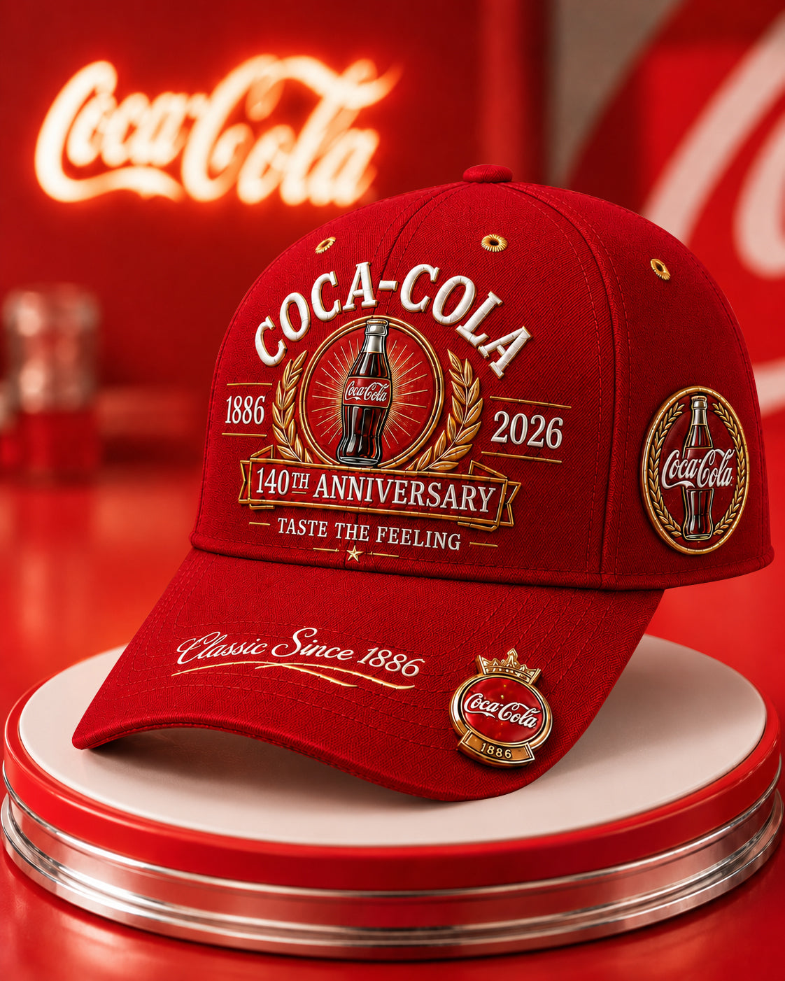 Cola 140th Anniversary Cap V25, Cola Vintage Cap