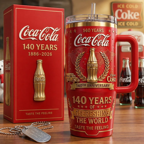 Cola 140th Anniversary Insulated Tumbler 30oz V25, Cola Tumbler 40oz